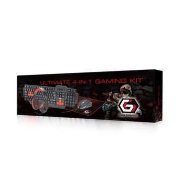 Gembird Ultimate 4-in-1 Gaming kit GGS-UMG4-01