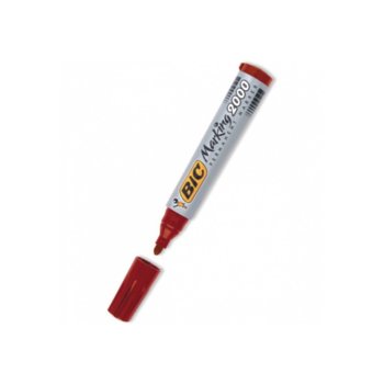 Маркер BIC 2000, червен, 1.7 mm, за надписване на DVD | JAR Computers BIC 2000