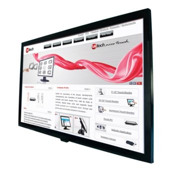 Индустриален монитор FAYTECH FT84TMBCAP, 84"(213.36 cm), 4K UHD, Capacitive Multi Touch, VGA, HDMI, DVI-I, DisplayPort, RS232, черен | JAR Computers Индустриален монитор FAYTECH FT84TMBCAP