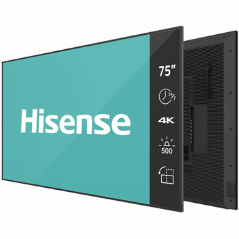 Публичен дисплей Hisense 75DM66D, 75" (190.5 cm) Ultra HD, HDMI, USB, USB-C, WiFi, Bluetooth, LAN | JAR Computers Hisense 75DM66D