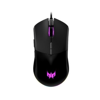 Мишка Acer Predator Cestus 330, оптична (16000 dpi), гейминг, 7 програмируеми бутона, RGB подветка, USB, черна | JAR Computers Acer Predator Cestus 330 NP.MCE11.00V