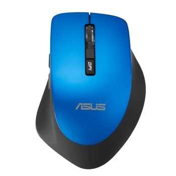 Мишка Asus WT425, оптична (1600 dpi), безжична, USB, синя image