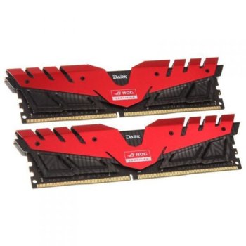 Памет 16GB (2x 8GB) DDR4 3000MT/s, Team Group Elite Dark ROG Red, 1.35V | JAR Computers Team Group Elite TDRRD416G3000HC16CDC01