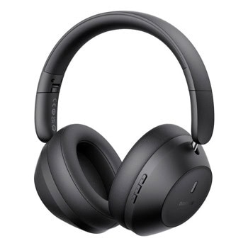 Слушалки Baseus Bass 30 Max Black, безжични/жични, Bluetooth, Jack 3.5mm, микрофон, ANC шумопотискане, до 50 часа време на работа, черни | JAR Computers Baseus Bass 30 Black A00070700121-00