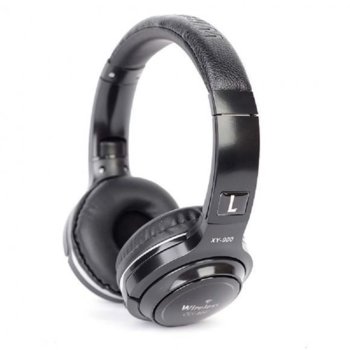 Слушалки Royal XY-900, безжични, Bluetooth V5.0, микрофон, MP3 плеър, SD card слот, до 4 часа време за работа, черни | JAR Computers Royal XY-900 ROY21015186