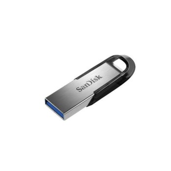 Памет 64GB USB Flash Drive, SanDisk Ultra Flair USB 3.0, сребриста, метален корпус | JAR Computers 64GB SanDisk Ultra Flair SDCZ73-064G-G46