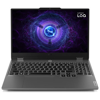 Лаптоп Lenovo LOQ 15IAX9 (83GS002VBM)(сив), осемядрен Intel Core i5-12450HX 2.4/4.4GHz, 15.6" (39.62cm) Full HD IPS 144Hz Anti-Glare Display & GF RTX 3050 6GB, (HDMI), 16GB DDR5, 512GB SSD NVMe, 1x USB 3.2 Gen 2 Type-C, No OS | JAR Computers Lenovo LOQ 15IAX9 83GS002VBM