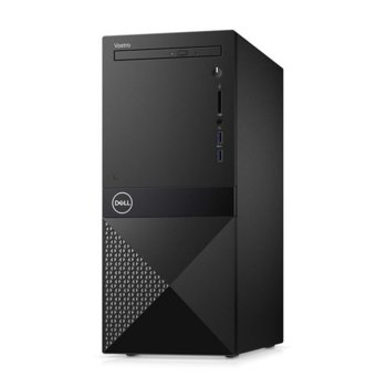 Настолен компютър Dell Vostro 3670 MT (N113VD3670EMEA01_1901), шестядрен Coffee Lake Intel Core i5-8400 2.8/4.0 GHz, 8GB DDR4, 1TB HDD, 2x USB 3.1, клавиатура и мишка, Windows 10 | JAR Computers Dell Vostro 3670 MT N113VD3670EMEA01_1901