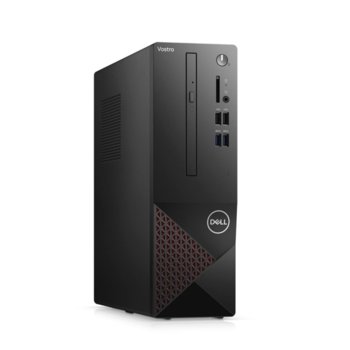 Настолен компютър Dell Vostro 3681 SFF (N214VD3681EMEA01_2101_H2_CAM), в комплект с Adesso CyberTrack H2, шестядрен Comet Lake Intel Core i5-10400 2.9/4.3 GHz, 4GB DDR4, 1TB HDD, 4x USB 3.2 Gen 1, клавиатура и мишка, Windows 10 Pro | JAR Computers Dell Vostro 3681 SFF and Webcam