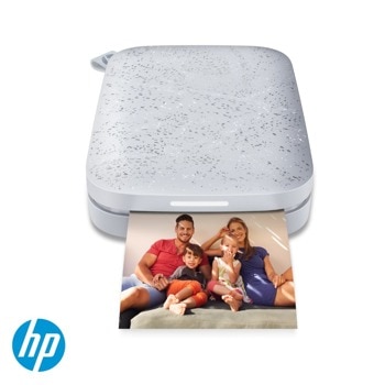 Мобилен принтер HP Sprocket White/Luna 2x3, фотопринтер, bluetooth, бял/луна, image