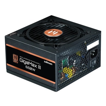 Захранване Zalman GigaMax III, 650W, Active PFC, 80 Plus Bronze, 120mm вентилатор | JAR Computers Zalman GigaMax III 650W 80Plus Bronze ZM650-GV3
