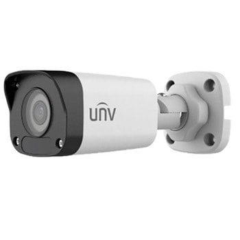 IP камера UniVIEW IPC2122LB-SF40-A, насочена ("bullet") камера, 2MP (1920x1080@25fps), 2.8mm обектив, Ultra H.265/H.264/MJPEG, IR осветеност (до 30м), външна IP67, PoE (802.3af), RJ-45 | JAR Computers UniVIEW IPC2122LB-SF40-A