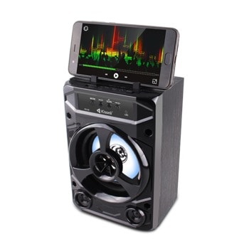 Тонколона Kisonli KK-02, 1.0, 3W RMS, Bluetooth, AUX, USB, черна | JAR Computers Kisonli KK-02 070123