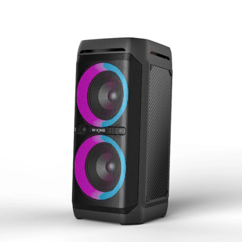 Тонколона W-King T11, 2.1, 100W RMS, Bluetooth, 3.5mm жак, USB, Type-C, слот за SD карта, черна, време на работа до 7-10 часа | JAR Computers Тонколона W-King T11 Black