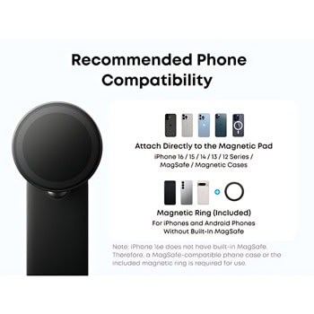 Anker MagGo Magnetic Car Mount with Alloy Bracket | JAR Computers Anker MagGo Magnetic Car Mount with Alloy Bracket