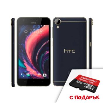 HTC 10 Lifestyle Black + Transcend 32GB micro SDHC