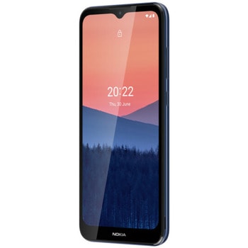Смартфон Nokia C21 (син), поддържа 2 sim карти, 6.52" (16.56 cm) IPS дисплей, осемядрен Unisoc SC9863A 4x 1.6GHz & 4x 1.2 GHz, 2GB RAM, 32GB Flash памет, 8.0 & 5.0 MPix камера, Android, 195g | JAR Computers NOKIA C21 286719734