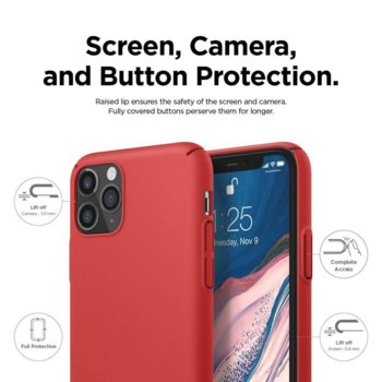 Elago Slim Fit Strap iPhone 11 Pro red ES11SS58-RR