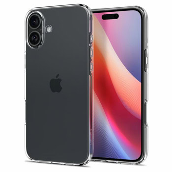 Калъф за Apple iPhone 16, силиконов, Spigen Liquid Crystal Case, удароустойчив, прозрачен | JAR Computers Spigen ACS08190