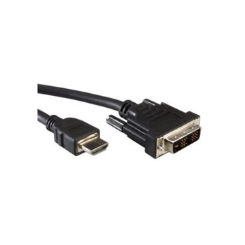 Кабел от DVI(м) към HDMI(м), 2m