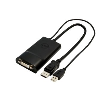 Dell DisplayPort(м)/USB-A(м) към DVI(ж) 470-AANW