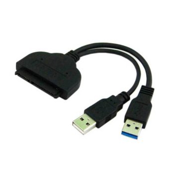 Преходник USB Type-A(м) към SATA(ж) Черен 18295