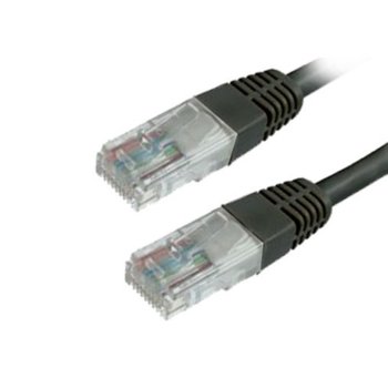 Пач кабел MediaRange MRCS110, UTP, Cat 6, 1.5m, черен image