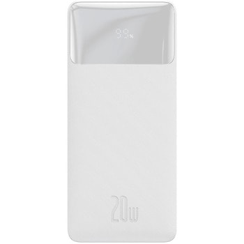 Външна батерия/power bank/ Baseus Bipow Overseas Edition, 30000mAh, 20W, 1x USB-C, 2x USB-A, бяла | JAR Computers Baseus Bipow Overseas Edition PPBD050402