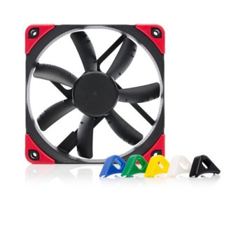 Вентилатор 120 mm, Noctua NF-S12A PWM chromax.black.swap, 4-pin, 1200 rpm | JAR Computers Noctua NF-S12A PWM chromax.black.swap