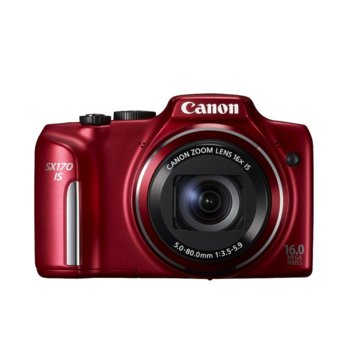 Canon PowerShot SX170 IS, червен