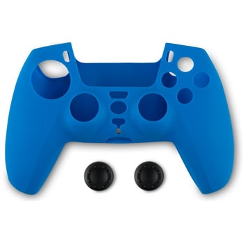 Протектор и тапи Spartan Gear DualSense Blue, за Sony PlayStation 5 DualSense, син image