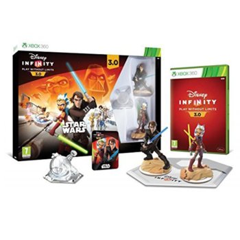 Игра за конзола Disney Infinity 3.0: Star Wars Starter Pack, Съдържа : Disney Infinity база, Disney Infinity 3.0 - софтуер на играта, Фигура Ahsoka Tano, Фигура Anakin Skywalker, Кристал за отключване на режима Play Set, за XBOX360 | JAR Computers DI 3.0: Star Wars Starter Pack