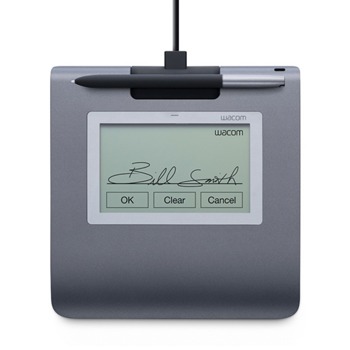 Таблет за подпис Wacom STU-430, сив, 2540 lpi, 1024 нива на натиск | JAR Computers Signature Pad Wacom STU-430