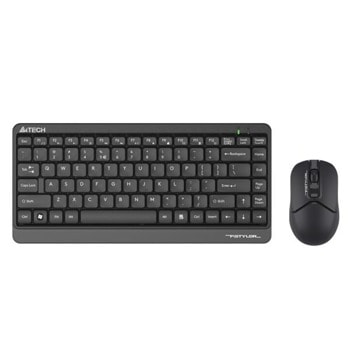 Комплект клавиатура и мишка A4Tech FG1112 Fstyler, безжични, оптична мишка (1200 dpi), USB, черни image