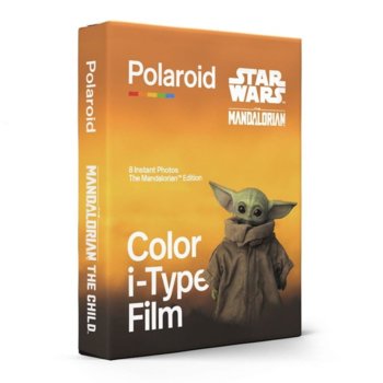 Фотохартия Polaroid Color film for i-Type – The Mandalorian Edition, 4 x 3 inch, за Polaroid Now, 8 листа image