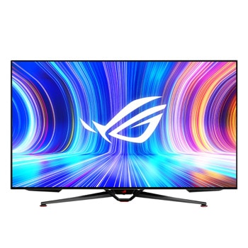 Монитор Asus ROG Swift OLED PG48UQ, 47.5" (129.65 cm) OLED панел, 138Hz, 4K/UHD, 0.1ms(GTG), 1,500,000:1, 450cd/m2, DisplayPort, HDMI, USB | JAR Computers Asus ROG Swift OLED PG48UQ