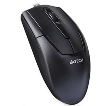 Мишка A4Tech OP-540N, оптична (1000 dpi), USB, черна | JAR Computers A4Tech OP-540N