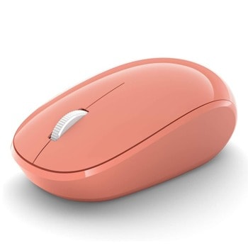 Мишка Microsoft Bluetooth Mouse, безжична, Bluetooth, USB, оранжева | JAR Computers Microsoft Bluetooth Mouse Peach