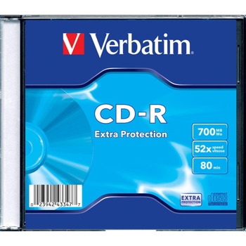 Verbatim CD-R 700MB 1бр. 43347