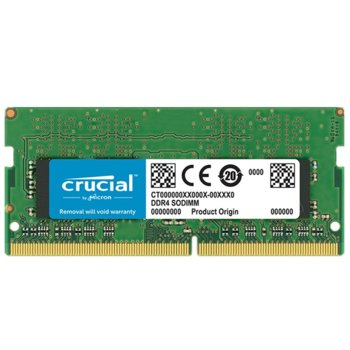 Памет 4GB DDR4 2666MHz, SO-DIMM, Crucial CT4G4SFS8266, 1.2V image