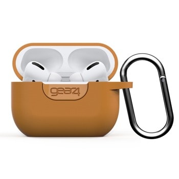 Калъф за слушалки Gear4 D3O Apollo Apple Airpod Pro Case White, за Apple AirPods Pro, силиконов, с карабинер, жълт | JAR Computers Gear4 D3O Apollo Apple Airpod Pro Case Yellow