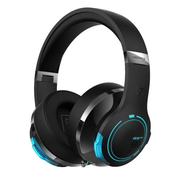 Слушалки Edifier G5BT, жични/безжични, микрофон, Bluetooth, 3.5mm жак, RGB подсветка, гейминг, черни | JAR Computers Слушалки Edifier G5BT Black