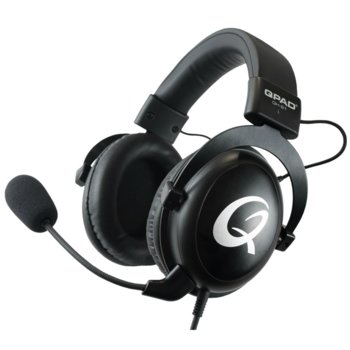 Слушалки Qpad QH91 (9J.H3593.H91), микрофон, гейминг, черни | JAR Computers Qpad QH91 9J.H3593.H91