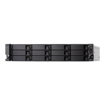 Мрежови диск (NAS) QNAP TTS-H1283XU-RP-E2136-32G, шестядрен Coffee Lake Intel Xeon E E-2136 3.3/4.5 GHz, без твърд диск (16x SATA 6Gb/s), 32GB DDR4, 2x 10GbE SFP+, 2x 10GBase-T port | JAR Computers QNAP TS-h1283XU-RP-E2136-128G