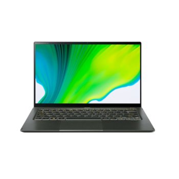 Лаптоп Acer Swift 5 Pro SF514-55GT (NX.HXAEX.007)(зелен), четириядрен Tiger Lake Intel Core i7-1165G7 4.70 GHz, 14" (35.56 cm) Full HD IPS Anti-Glare Display & GF MX350 2GB, (HDMI), 8GB DDR4, 1TB SSD, 1x USB Type-C, Windows 10 Pro | JAR Computers Acer Swift 5 Pro (SF514-55GT) NX.HXAEX.007