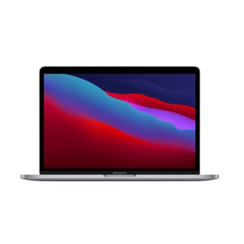 Лаптоп Apple MacBook Pro (Z11B000MM)(сив), осемядрен Apple M1 3.20 GHz, 13.3" (33.78 cm) IPS LED-Backlit Truetone Display, (Thunderbolt 3), 8GB, 256GB SSD, macOS | JAR Computers Apple MacBook 8GB/256GB BG KBD