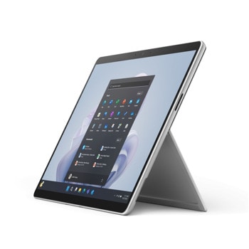 Хибриден лаптоп Microsoft Surface PRO 9 (QIX-00007)(сребрист), десетядрен Intel Core i7-1255U 1.7/4.7GHz, 13.0" (33.02 cm) PixelSense Flow Glare Touchscreen Display, (Thunderbolt 4), 16GB DDR5, 512GB SSD, Windows 11 Home | JAR Computers Microsoft Surface PRO 9 QIX-00007