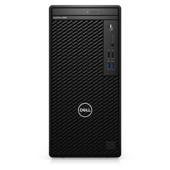 Настолен компютър Dell OptiPlex 3080 MT (DTO3080MTI3101004G1T_WIN-14), четириядрен Comet Lake Intel Core i3-10100 3.6/4.3 GHz, 4GB DDR4, 1TB HDD, 2x USB 3.2 Gen 1, клавиатура и мишка, Windows 10 Pro | JAR Computers Dell OptiPlex 3080 MT DTO3080MTI3101004G1T_WIN-14
