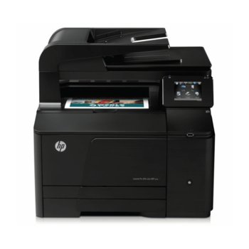 HP LaserJet Pro 200 color MFP M276nw, цветен лазерен принтер/копир/скенер/факс, 600x600dpi, 14/14стр/мин, 256MB, ADF, WiFi 802.11n & LAN, USB, 1 г. | JAR Computers HP LaserJet Pro 200 color MFP M276nw