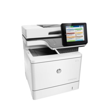 Мултифункционално лазерно устройство HP Color LaserJet Ent Flow MFP M577c, цветен принтер/копир/скенер/факс, 600 x 600 dpi, 38стр/мин, LAN1000Base-TX, ADF, двустранен печат, A4 | JAR Computers HP Color LaserJet Ent Flow MFP M577c Printer